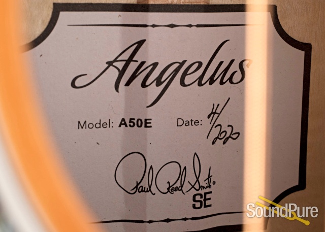 PRS SE A50e Angelus Acoustic Guitar #D04403 - Used — image 4