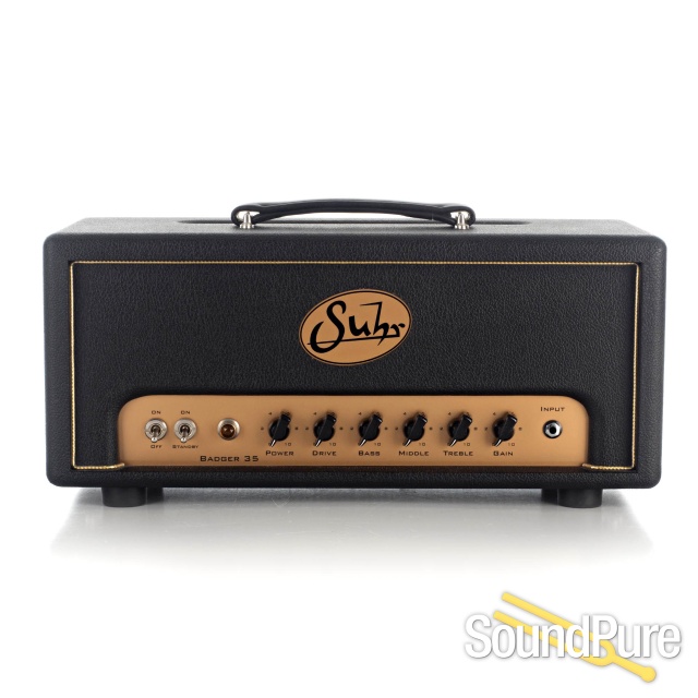 Suhr Badger 35 Amp Head Black #275 - Used — image 1