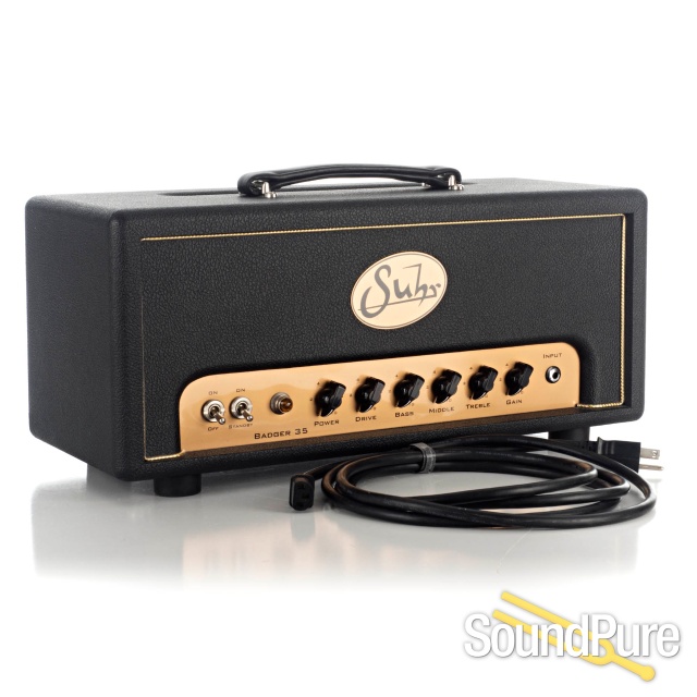 Suhr Badger 35 Amp Head Black #275 - Used — image 3