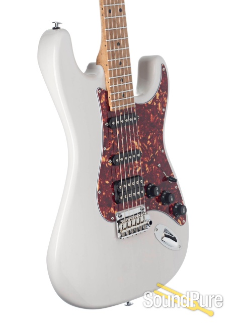 Suhr Classic S Paulownia Trans White Electric Guitar #66848 — image 3