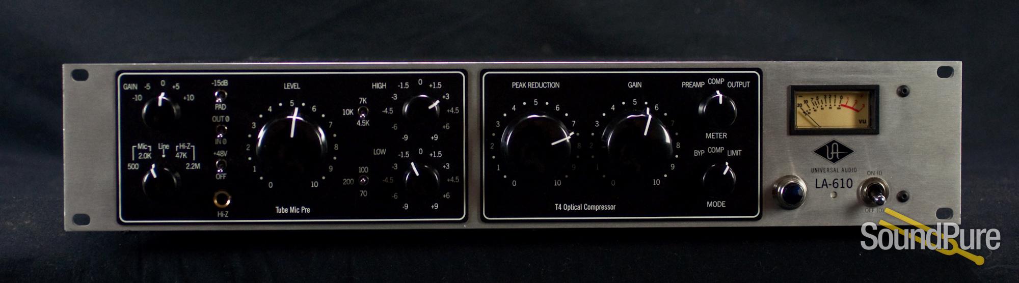 Universal Audio La 610 Mic Preamp And Compressor Used