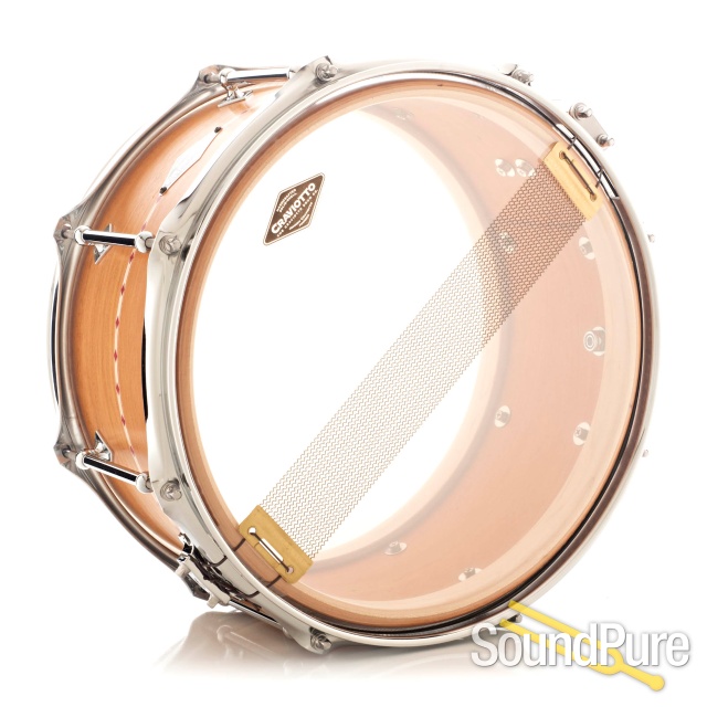 Craviotto 6.5x13 Mahogany w/Inlay Custom Snare Drum BB/BB — image 2