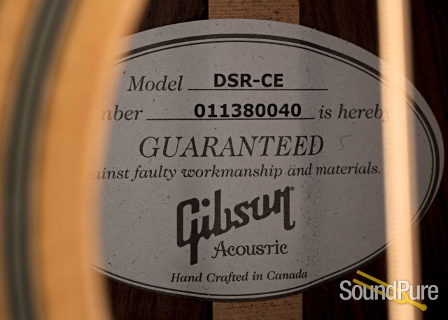 Gibson DSR-CE Spruce/Rosewood Guitar #011380040  - Used — image 4
