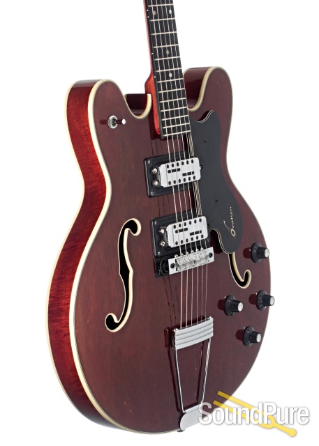 Ovation Tornado Red Semi-Hollow Guitar #H 151 - Used — image 5