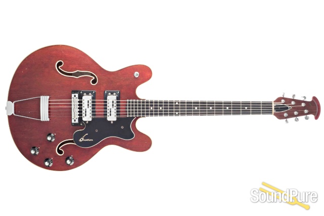 Ovation Tornado Red Semi-Hollow Guitar #H 151 - Used — image 11