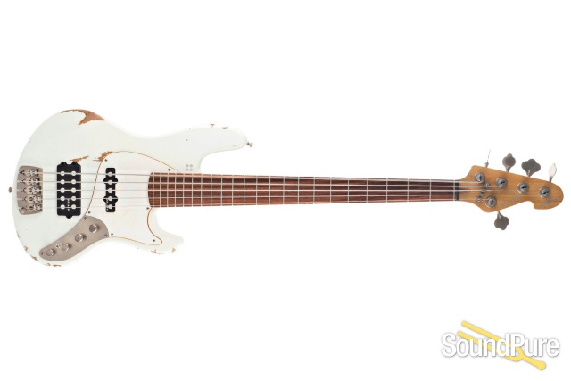 Sandberg California TM5 Aged Virgin White 5-String #39762 — image 8