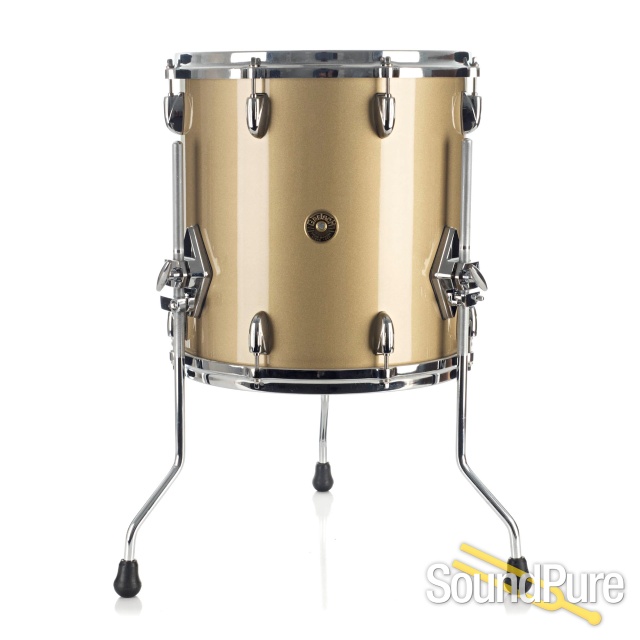 Gretsch 3pc USA Custom Drum Set- Gold Mist 12/14/20-Used — image 7
