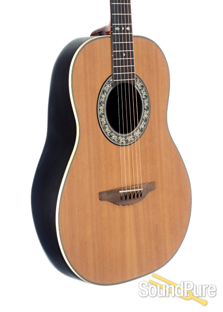 Ovation 1114-4 Left Handed Acoustic Guitar #068868 - Used — image 2