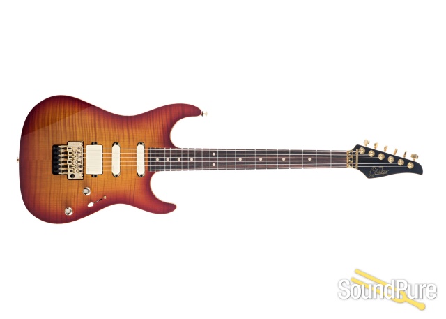 Suhr Standard Legacy Aged Cherry Burst w/Floyd Rose #66813 — image 8