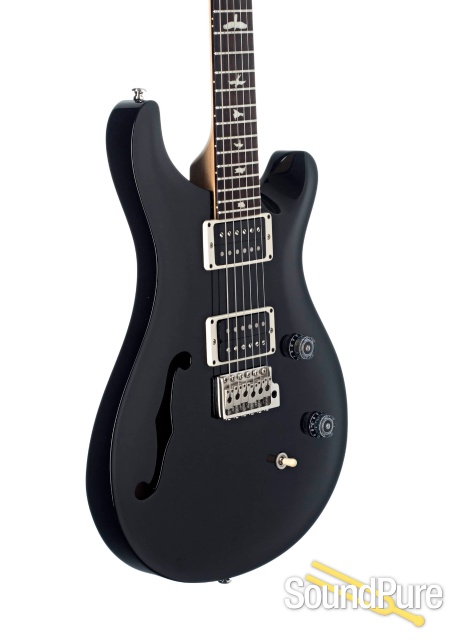 PRS CE 24 Semi-Hollow Black Electric Guitar #275552 - Used — image 8