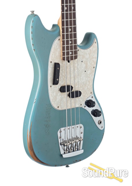 Fender JMJ Road Worn Mustang Bass Daphne #MX21500206 - Used — image 3