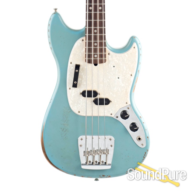 Fender JMJ Road Worn Mustang Bass Daphne #MX21500206 - Used — image 1