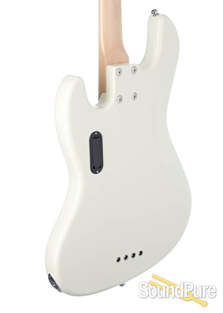 Bass Mods EF4 Olympic White 4-String Bass #15060041 - Used — image 2