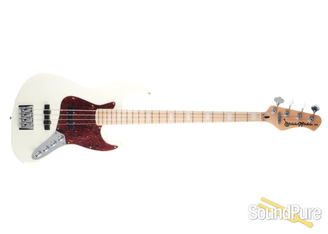 Bass Mods EF4 Olympic White 4-String Bass #15060041 - Used — image 4