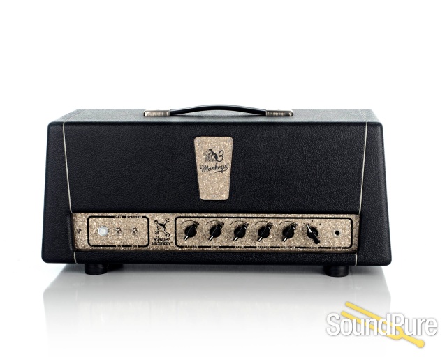 3 Monkeys Grease Monkey II Black Tolex Amplifier Head - Used — image 1