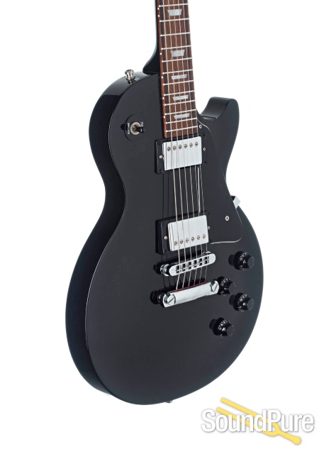 Gibson LP Studio Black Electric Guitar #01820320 - Used — image 3