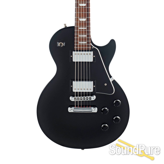 Gibson LP Studio Black Electric Guitar #01820320 - Used — image 1