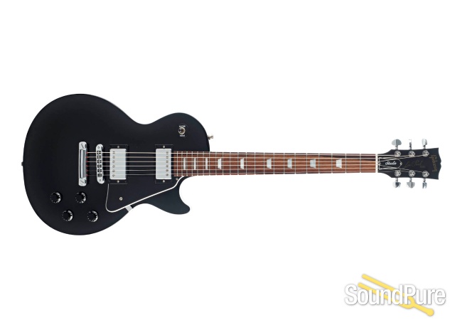 Gibson LP Studio Black Electric Guitar #01820320 - Used — image 8