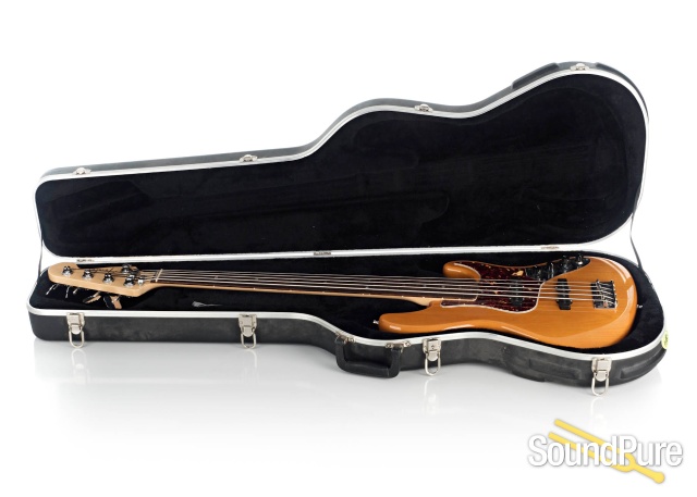 Fender Am Dlx Jazz Bass 5-String Fretless #DZ7284305 - Used — image 3