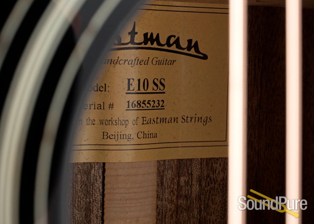 Eastman E10SS-SB Addy/Mahogany Acoustic #16855232 - Used — image 3