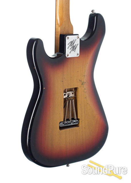 Mario Guitars S-Style 3-Tone Sunburst Guitar #216180  - Used — image 2