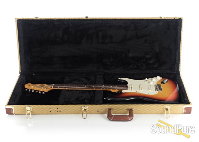 Mario Guitars S-Style 3-Tone Sunburst Guitar #216180  - Used — image 4