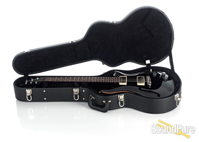 PRS Hollowbody II Black Electric Guitar #7124225 - Used — image 7