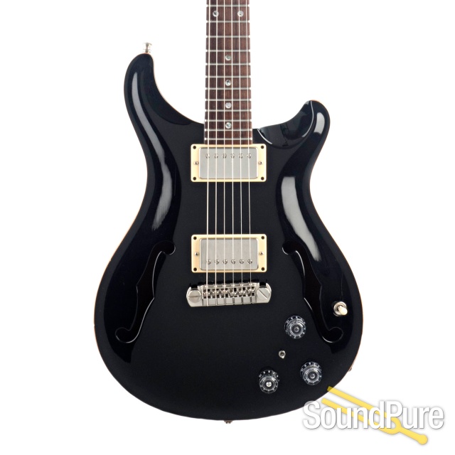 PRS Hollowbody II Black Electric Guitar #7124225 - Used — image 1
