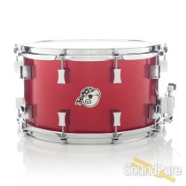 Pork Pie 8x14 Copper Snare Drum Satin Candy Apple Red Pork Pie 8x14 Copper Snare Drum Satin Candy Apple Red