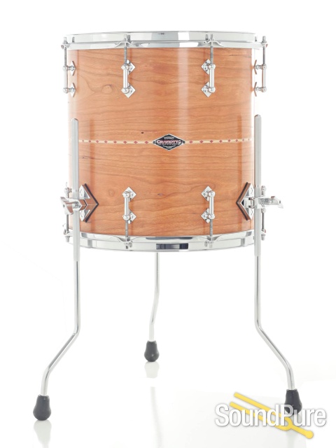 Craviotto 3pc Cherry Custom Shop Drum Set w/ Red Inlay — image 3