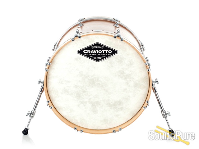 Craviotto 3pc Cherry Custom Shop Drum Set w/ Red Inlay — image 7