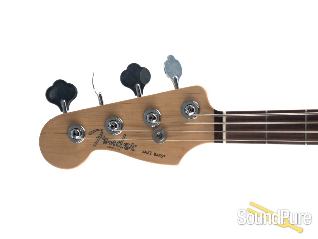 Fender Am Pro Jazz Bass Sonic Gray Lefty #US17046486 - Used — image 6