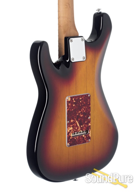 Suhr Classic S Paulownia Trans 3 Tone Burst Guitar #66835 — image 8