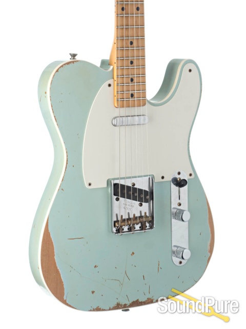 Fender CS '50 Telecaster Relic Sonic Blue #R7910 - Used — image 3