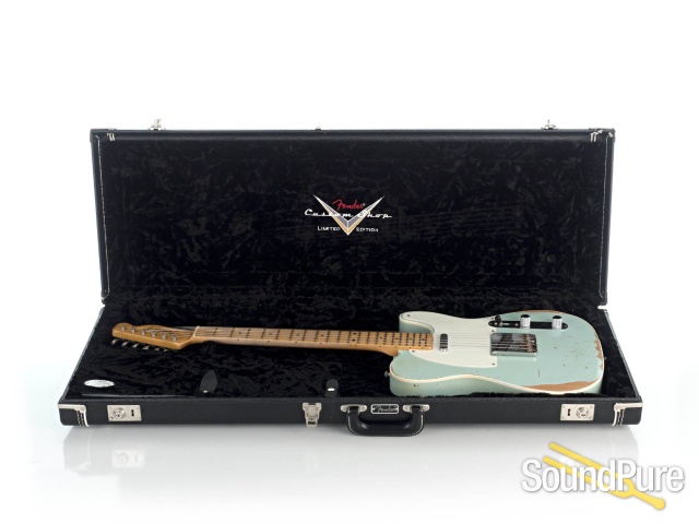Fender CS '50 Telecaster Relic Sonic Blue #R7910 - Used — image 4