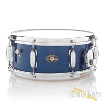 Slingerland 5.5x14 Artist Model Snare Drum-Blue Sparkle