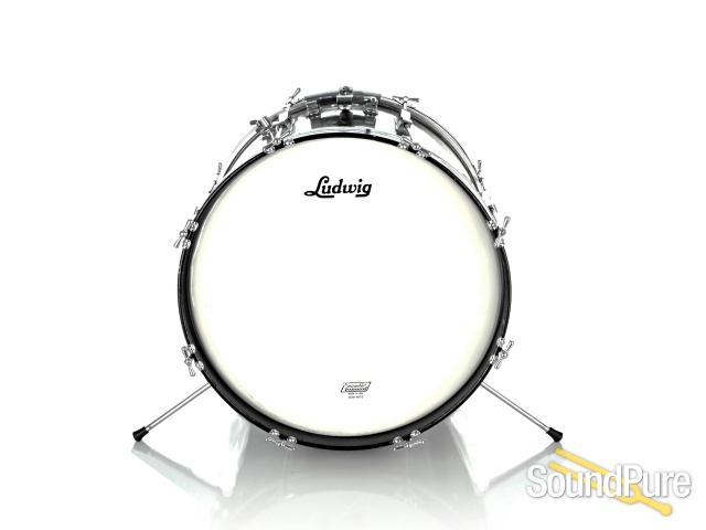 Ludwig 3pc 1960s Club Date Drum Set - Black Diamond Pearl — image 5