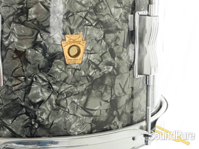 Ludwig 3pc 1960s Club Date Drum Set - Black Diamond Pearl — image 11