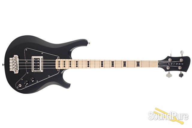 Serek Lincoln Satin Black Medium Scale Bass #LNC-067 — image 3