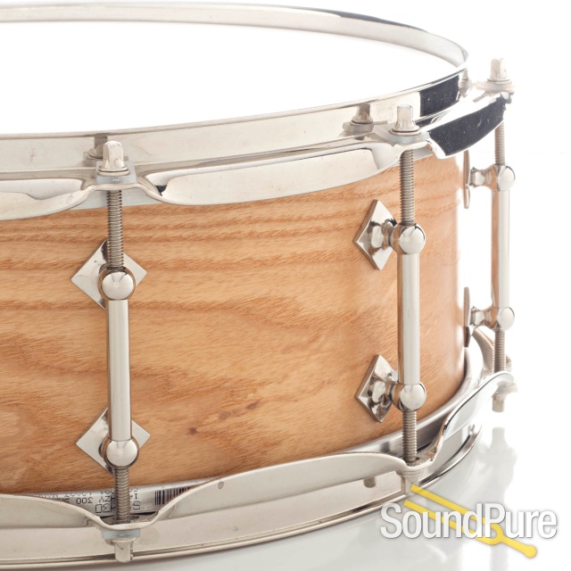 Craviotto 5.5x14 Ash Custom Shop Snare Drum Signed- Used — image 4