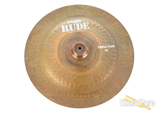 RUDE China 20 ◇特注品◇PAiSTe 掘り チャイナシンバル