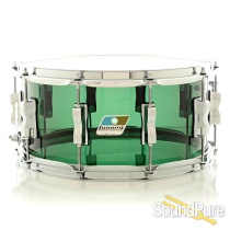 Ludwig 6.5x14 Green Vistalite Acrylic Snare Drum LS903VXX49