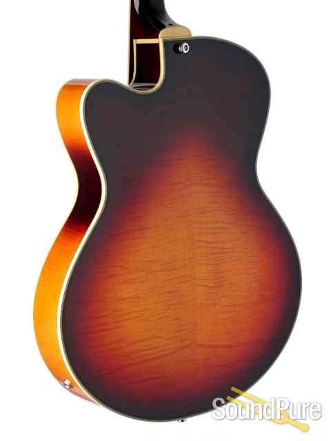 Comins GCS-16-2 Autumn Burst Archtop Guitar #218061 — image 3