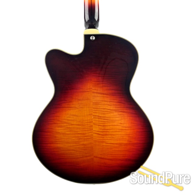 Comins GCS-16-2 Autumn Burst Archtop Guitar #218061 — image 5