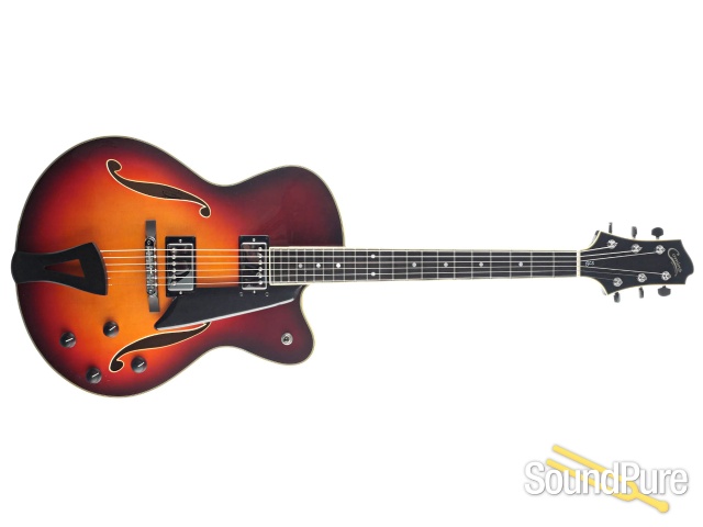 Comins GCS-16-2 Autumn Burst Archtop Guitar #218061 — image 8