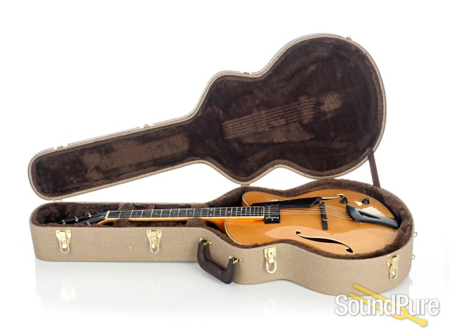 Comins GCS-16-1 Vintage Blonde Archtop Guitar #118160 — image 4