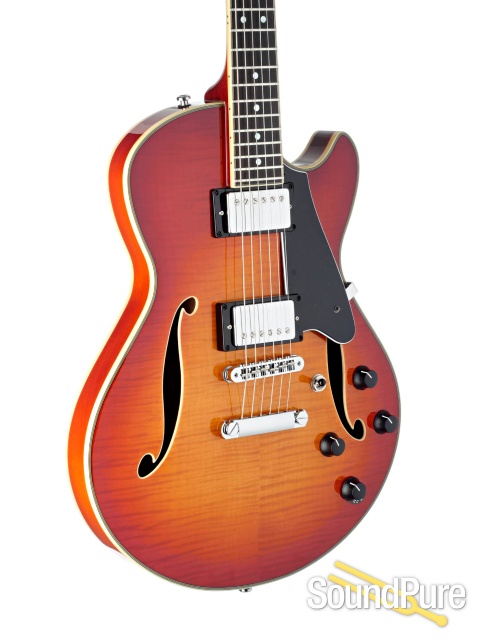 Comins GCS-1 Violin Burst Semi-Hollow #112385 — image 3