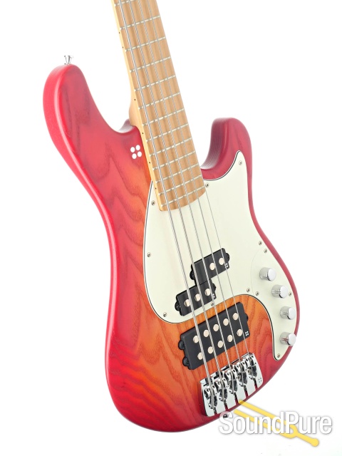Sandberg California II VM Cherry Burst 5 String Bass 39801 — image 3