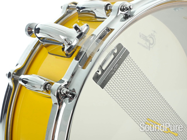 Gretsch 5.5x14 USA Custom Maple Snare Drum-Yellow Gloss — image 7