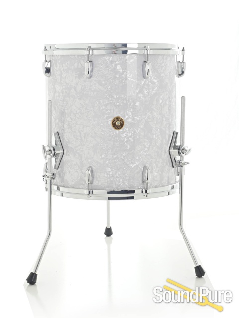 Gretsch 3pc USA Custom Drum Set-White Marine Pearl 12/16/22 — image 5
